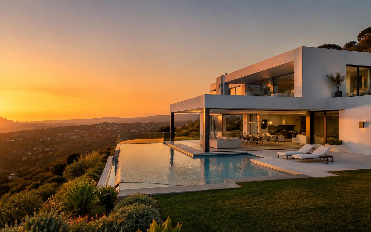 Original listing photo: Hillside residence · Exterior